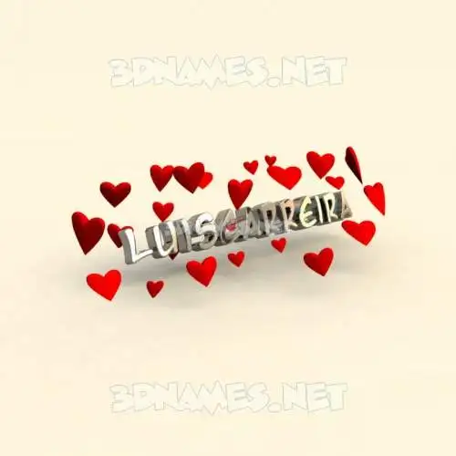 luiscarreira in In Love style - 3D name wallpaper luiscarreira in In Love style - 3D name wallpaper
