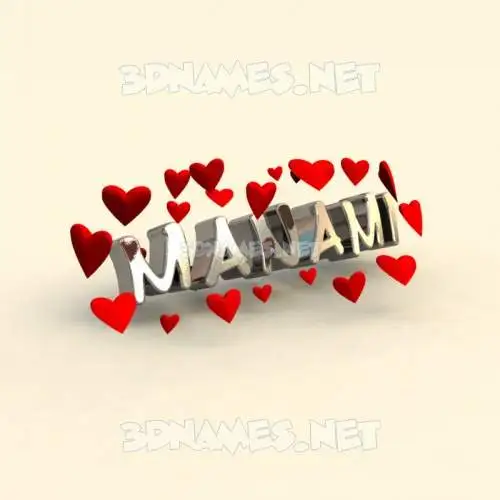 manami in In Love style - 3D name wallpaper manami in In Love style - 3D name wallpaper