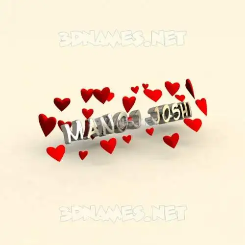 manoj joshi in In Love style - 3D name wallpaper manoj joshi in In Love style - 3D name wallpaper