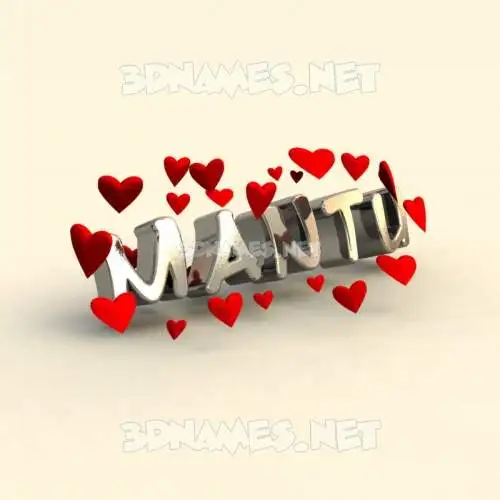 mantu in In Love style - 3D name wallpaper mantu in In Love style - 3D name wallpaper