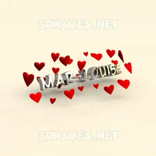 mar-louise in In Love style - 3D name wallpaper mar-louise in In Love style - 3D name wallpaper