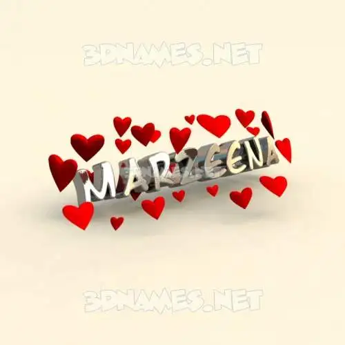 marzeena in In Love style - 3D name wallpaper marzeena in In Love style - 3D name wallpaper