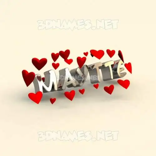 maytte in In Love style - 3D name wallpaper maytte in In Love style - 3D name wallpaper