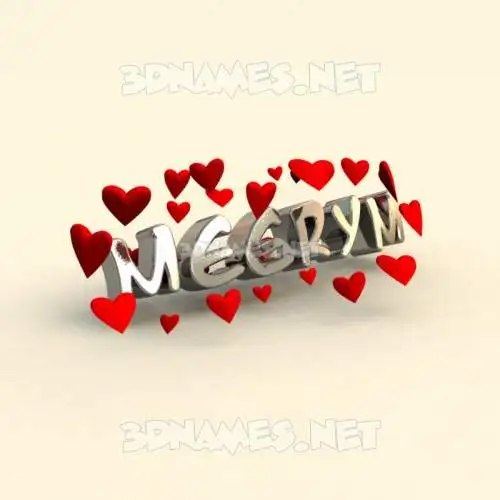 meerym in In Love style - 3D name wallpaper meerym in In Love style - 3D name wallpaper