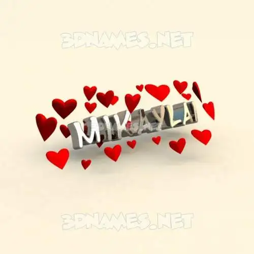 mikaylai in In Love style - 3D name wallpaper mikaylai in In Love style - 3D name wallpaper