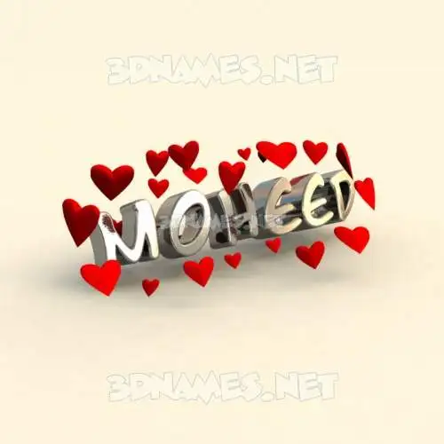moheed in In Love style - 3D name wallpaper moheed in In Love style - 3D name wallpaper