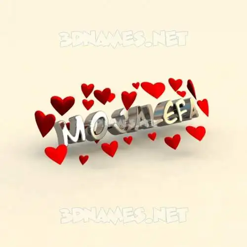 mojalefa in In Love style - 3D name wallpaper mojalefa in In Love style - 3D name wallpaper