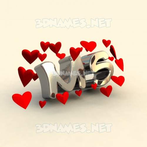 Preview Of In Love 3d Name For Ms