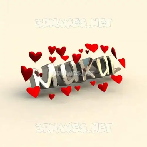 mukul in In Love style - 3D name wallpaper mukul in In Love style - 3D name wallpaper