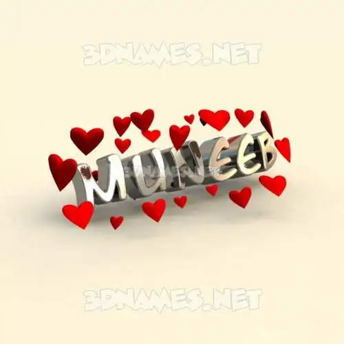 muneeb in In Love style - 3D name wallpaper muneeb in In Love style - 3D name wallpaper