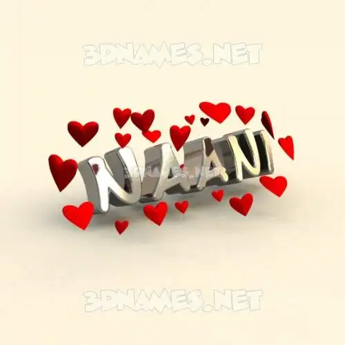 naani in In Love style - 3D name wallpaper naani in In Love style - 3D name wallpaper