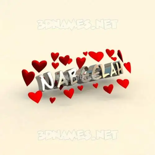 nabeelah in In Love style - 3D name wallpaper nabeelah in In Love style - 3D name wallpaper