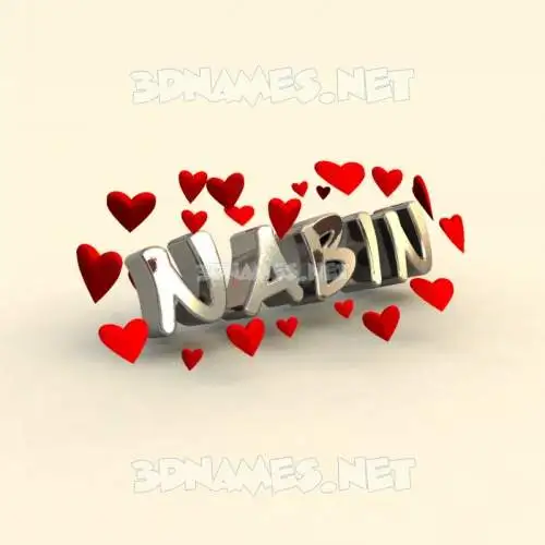 nabin in In Love style - 3D name wallpaper nabin in In Love style - 3D name wallpaper