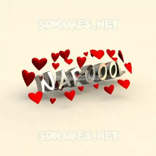 nafoool in In Love style - 3D name wallpaper nafoool in In Love style - 3D name wallpaper