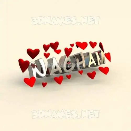 nagham in In Love style - 3D name wallpaper nagham in In Love style - 3D name wallpaper