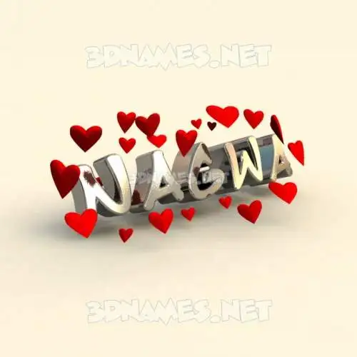 nagwa in In Love style - 3D name wallpaper nagwa in In Love style - 3D name wallpaper