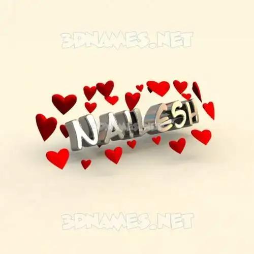 nailesh in In Love style - 3D name wallpaper nailesh in In Love style - 3D name wallpaper