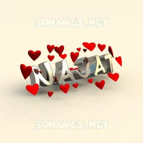 najat in In Love style - 3D name wallpaper najat in In Love style - 3D name wallpaper