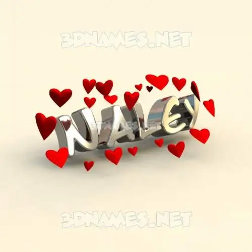 naley in In Love style - 3D name wallpaper naley in In Love style - 3D name wallpaper