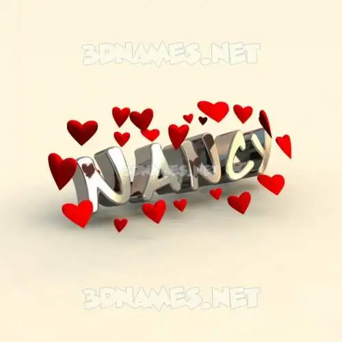 nancy in In Love style - 3D name wallpaper nancy in In Love style - 3D name wallpaper