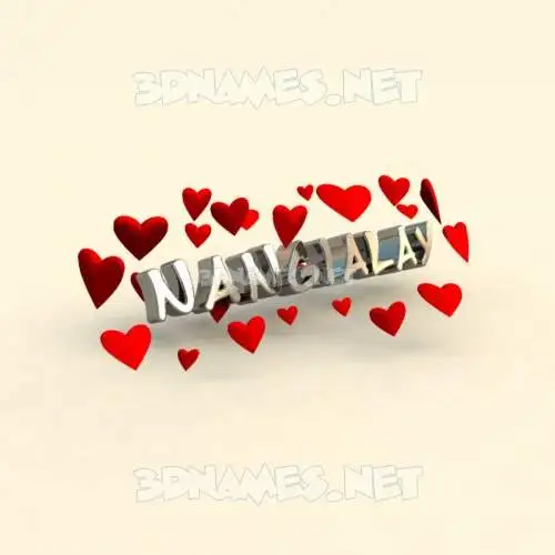 nangialay in In Love style - 3D name wallpaper nangialay in In Love style - 3D name wallpaper
