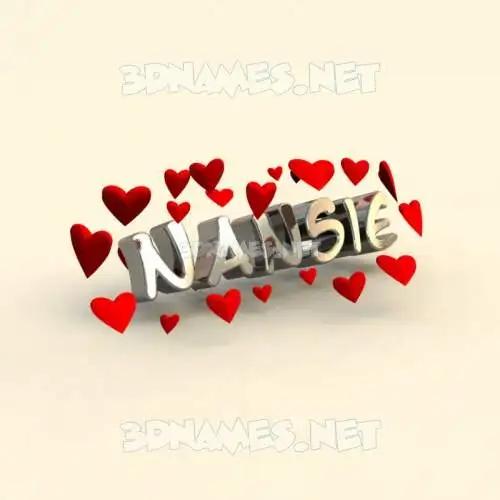nansie in In Love style - 3D name wallpaper nansie in In Love style - 3D name wallpaper