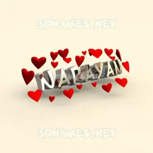 narayan in In Love style - 3D name wallpaper narayan in In Love style - 3D name wallpaper