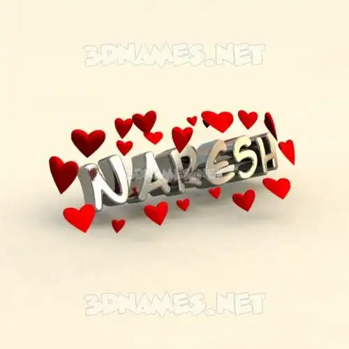 naresh in In Love style - 3D name wallpaper naresh in In Love style - 3D name wallpaper