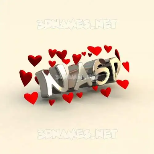 nasp in In Love style - 3D name wallpaper nasp in In Love style - 3D name wallpaper