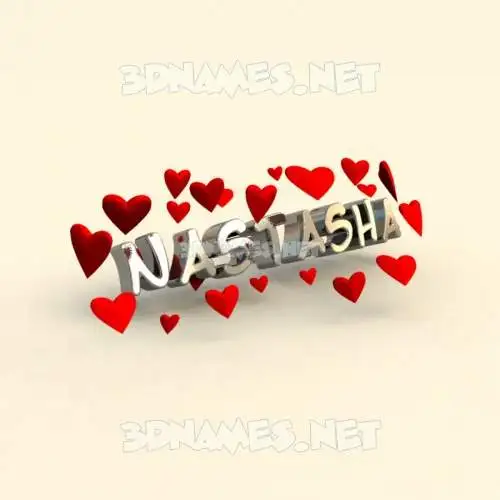 nastasha in In Love style - 3D name wallpaper nastasha in In Love style - 3D name wallpaper