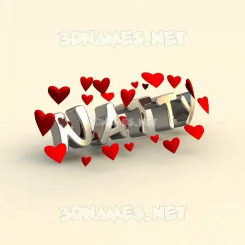natty in In Love style - 3D name wallpaper natty in In Love style - 3D name wallpaper