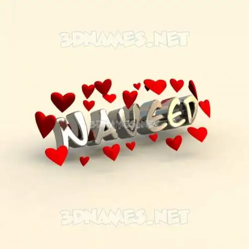 naveed in In Love style - 3D name wallpaper naveed in In Love style - 3D name wallpaper