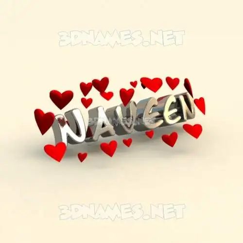 naveen in In Love style - 3D name wallpaper naveen in In Love style - 3D name wallpaper
