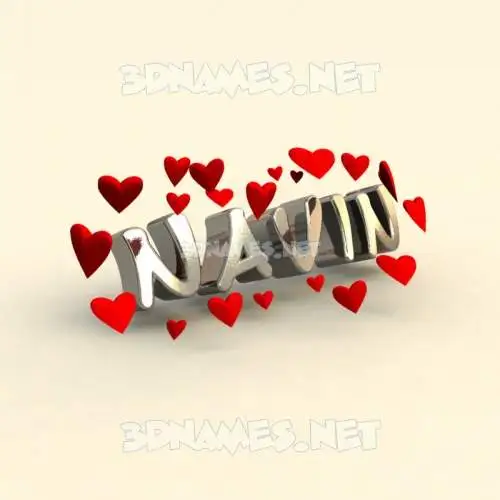 navin in In Love style - 3D name wallpaper navin in In Love style - 3D name wallpaper