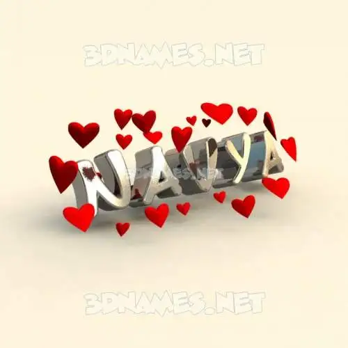 navya in In Love style - 3D name wallpaper navya in In Love style - 3D name wallpaper