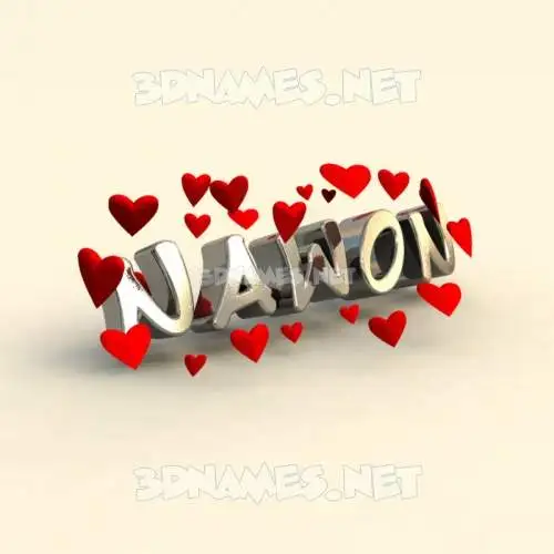 nawon in In Love style - 3D name wallpaper nawon in In Love style - 3D name wallpaper