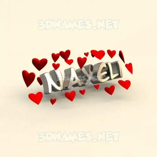 nayeli in In Love style - 3D name wallpaper