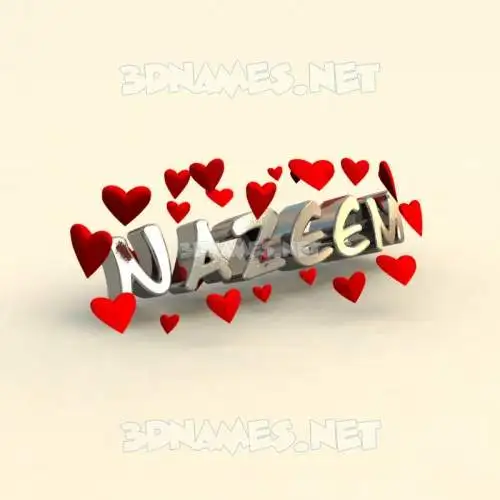 nazeem in In Love style - 3D name wallpaper nazeem in In Love style - 3D name wallpaper
