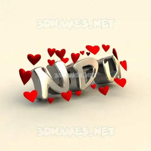 ndu in In Love style - 3D name wallpaper ndu in In Love style - 3D name wallpaper