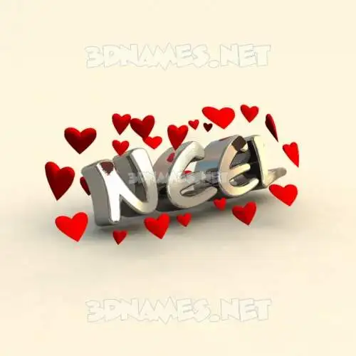 neel in In Love style - 3D name wallpaper neel in In Love style - 3D name wallpaper