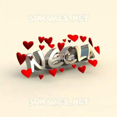 neela in In Love style - 3D name wallpaper neela in In Love style - 3D name wallpaper