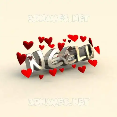 neelu in In Love style - 3D name wallpaper neelu in In Love style - 3D name wallpaper