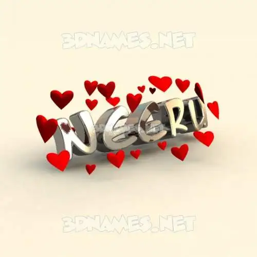 neeru in In Love style - 3D name wallpaper neeru in In Love style - 3D name wallpaper