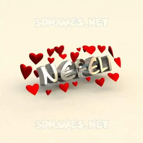 nefeli in In Love style - 3D name wallpaper nefeli in In Love style - 3D name wallpaper