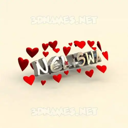 neliswa in In Love style - 3D name wallpaper neliswa in In Love style - 3D name wallpaper