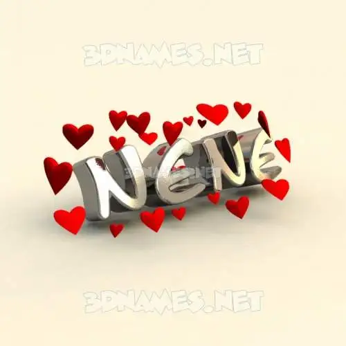 nene in In Love style - 3D name wallpaper nene in In Love style - 3D name wallpaper