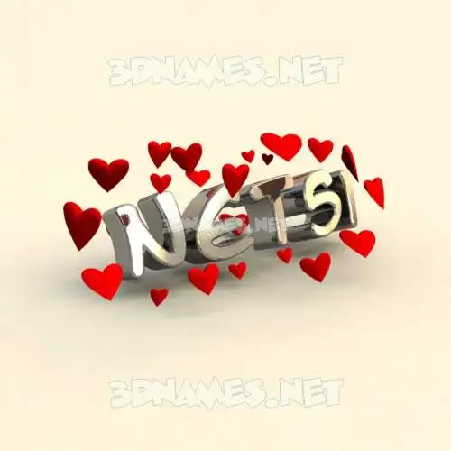 netsi in In Love style - 3D name wallpaper netsi in In Love style - 3D name wallpaper