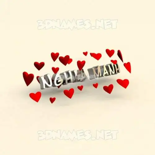 nghia manh in In Love style - 3D name wallpaper nghia manh in In Love style - 3D name wallpaper