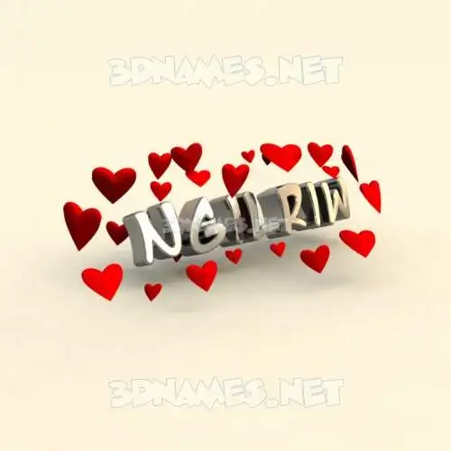 ngilriw in In Love style - 3D name wallpaper ngilriw in In Love style - 3D name wallpaper