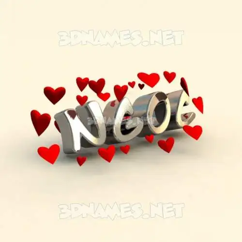 ngoc in In Love style - 3D name wallpaper ngoc in In Love style - 3D name wallpaper